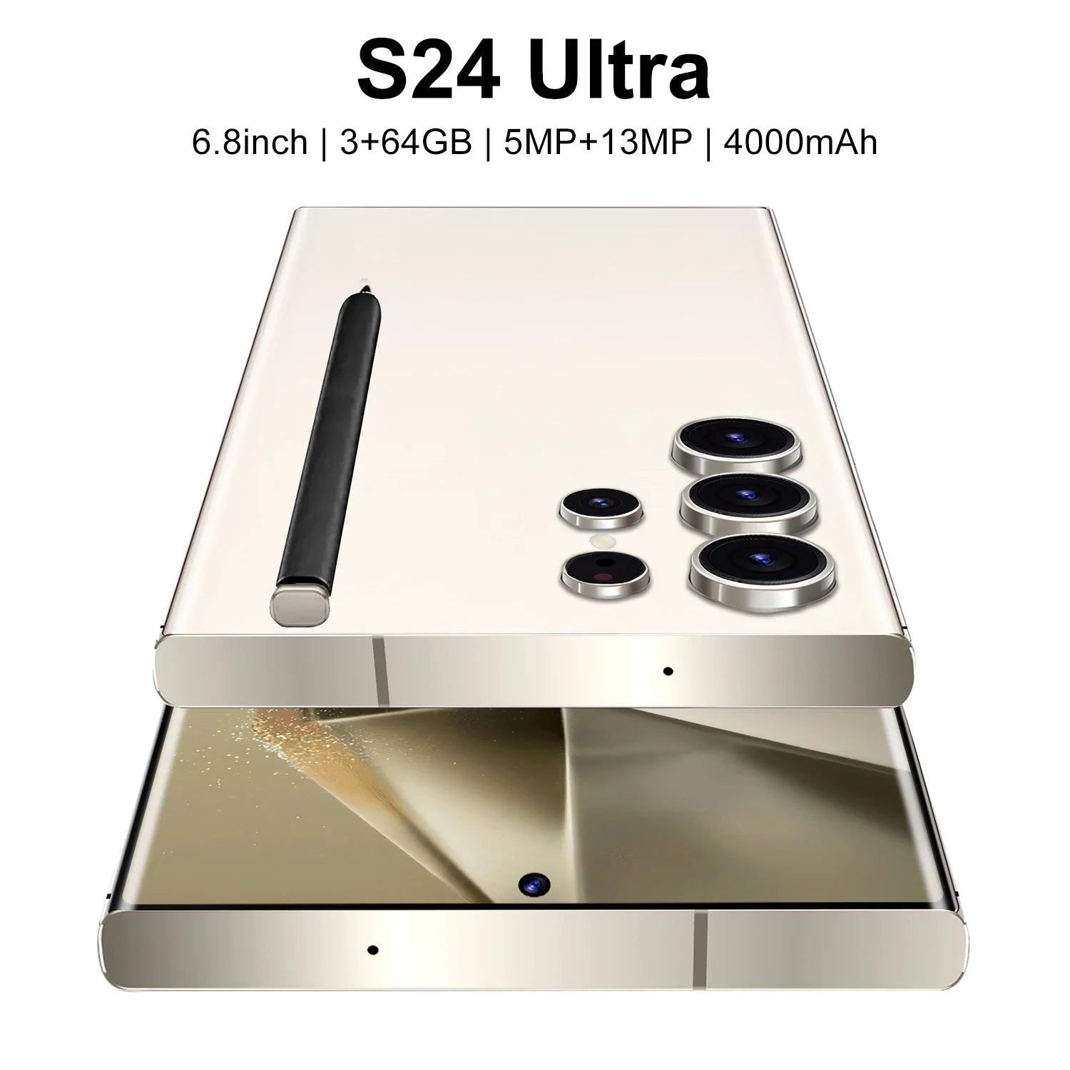 2024 Phones S24 ultra Smartphones for S24 ultra 3+64GB 5G Dual SIM Cellphone Mobile Phone S24 ultra 5g Smartphone