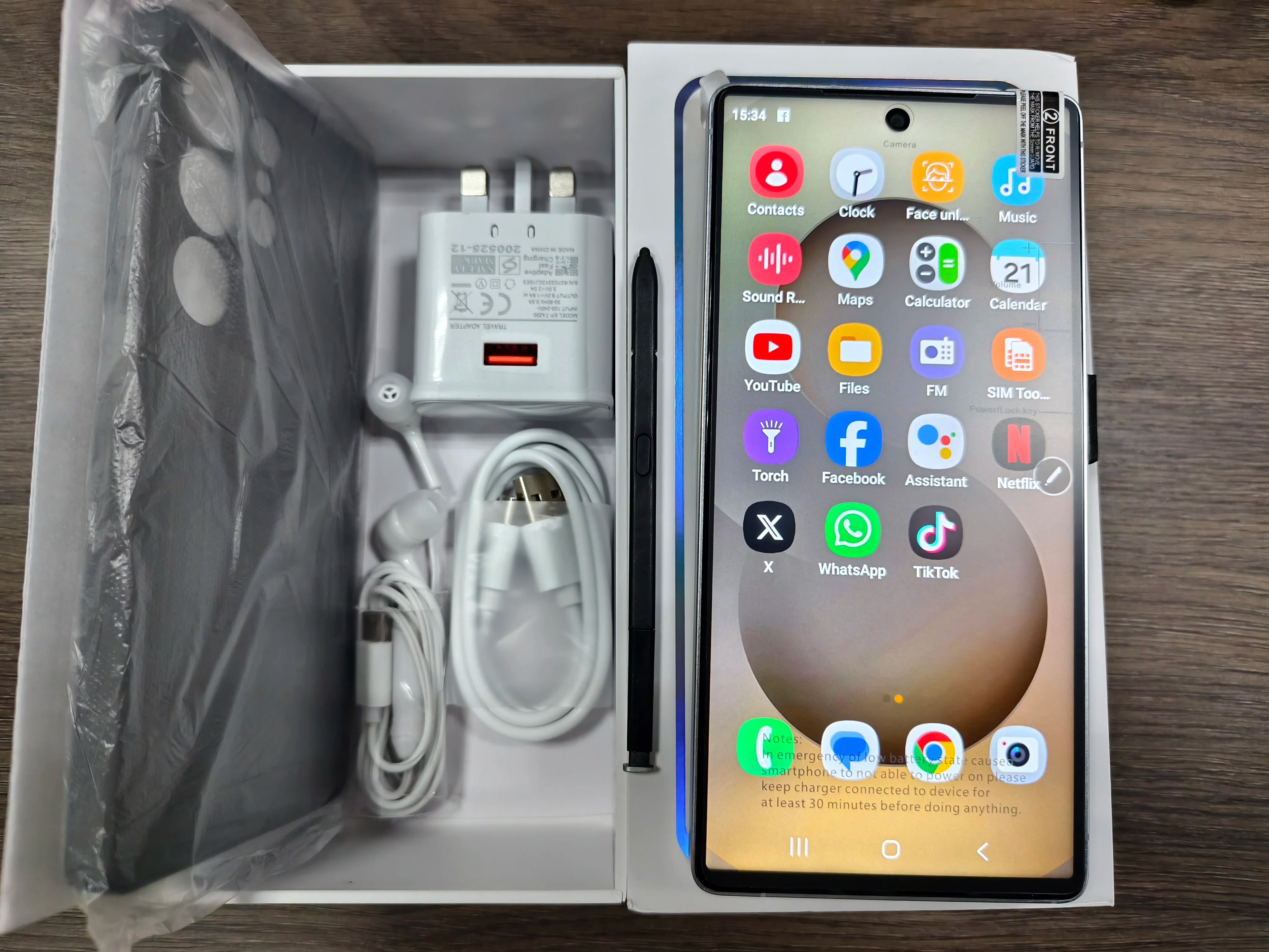 2025 Large Memory 16GB+1TB S26UItra5G Gaming Smartphone 2K 7-inch Screen 108MP LTE Spanish Support 90Hz 8000mAh Battery Free