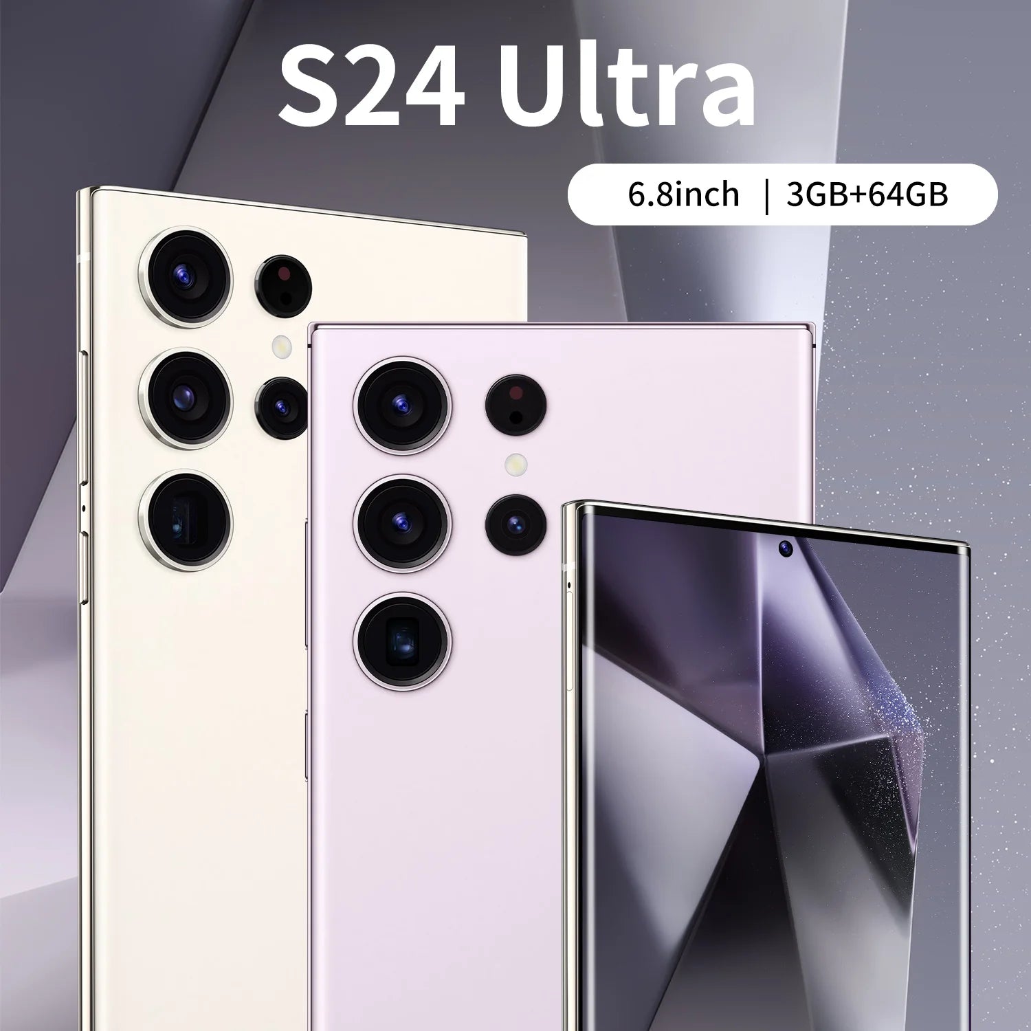 2024 Phones S24 ultra Smartphones for S24 ultra 3+64GB 5G Dual SIM Cellphone Mobile Phone S24 ultra 5g Smartphone