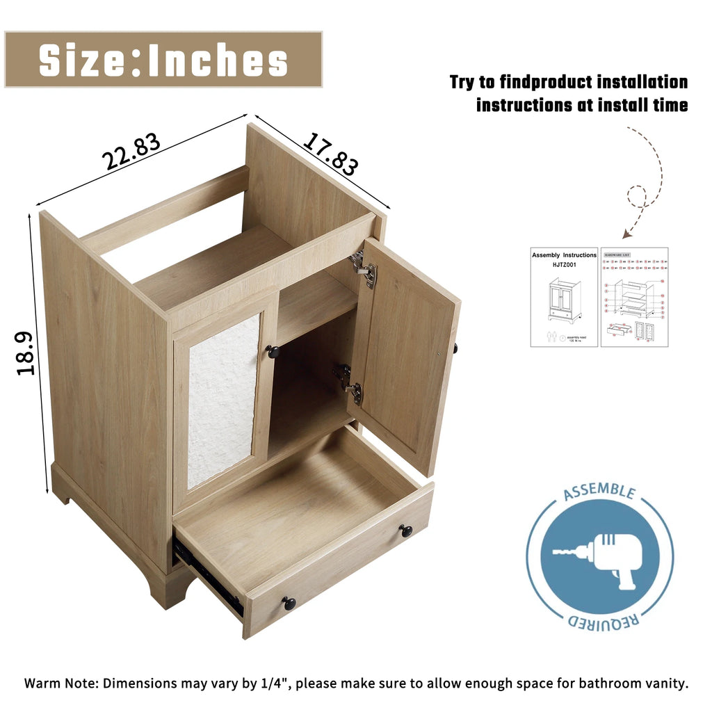 Vintage Bathroom Vanities Board Bathroom Cabinets soft close 2draws adjustable self vessel sink