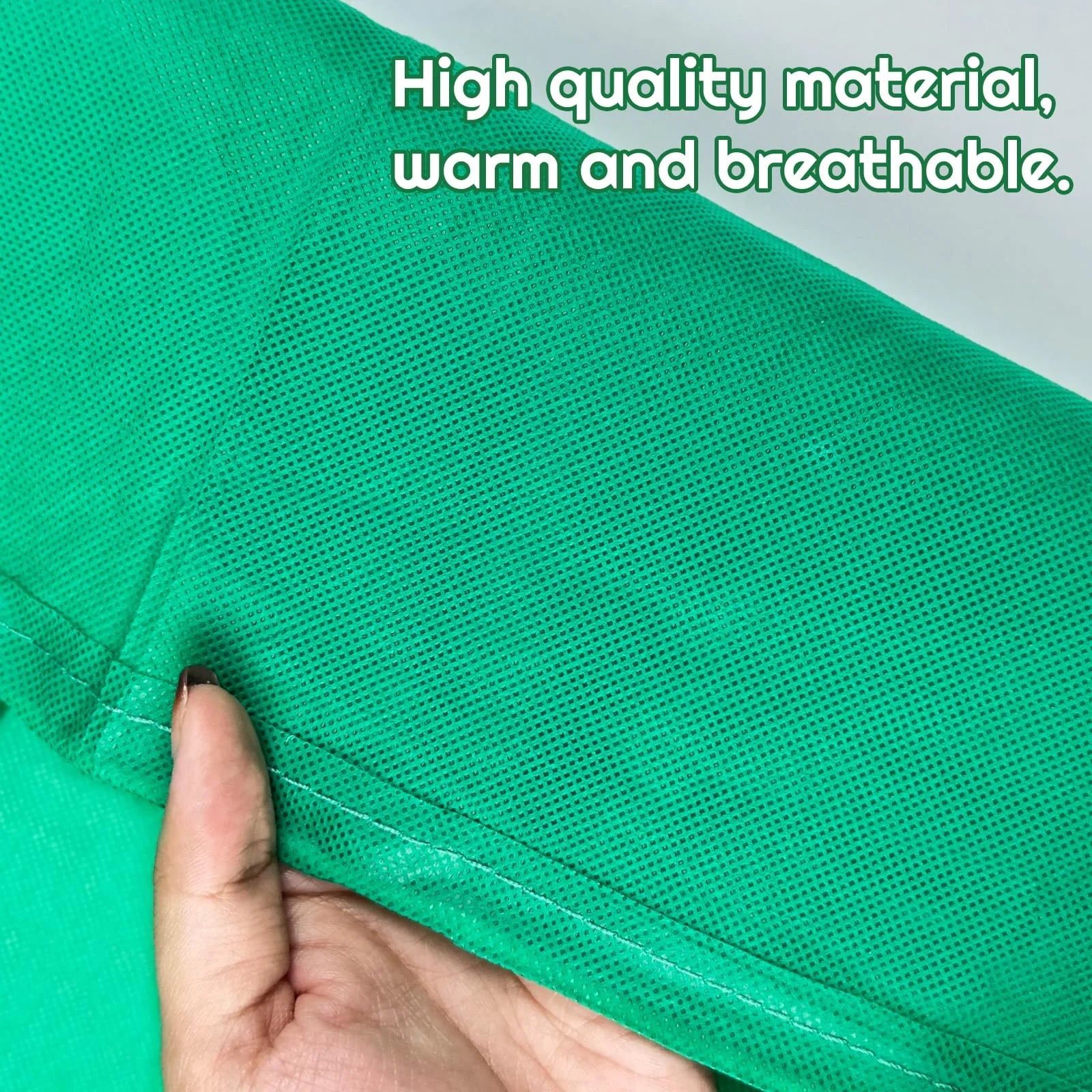Rectangular Planter Winter Frost Blanket Non-Woven Anti Frost Plant Cover Plant Frost Tree Cover Bag with Zip Drawstring