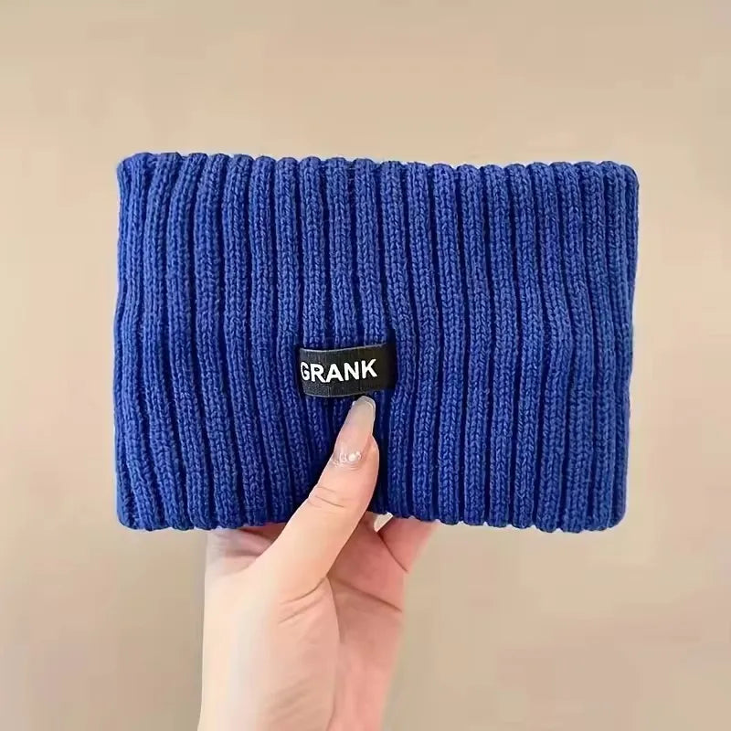 Women Winter Wide Headband Solid Color Knitted Warm Headwrap Female Punk Elastic Headwear Sports Hair Bands Accessories